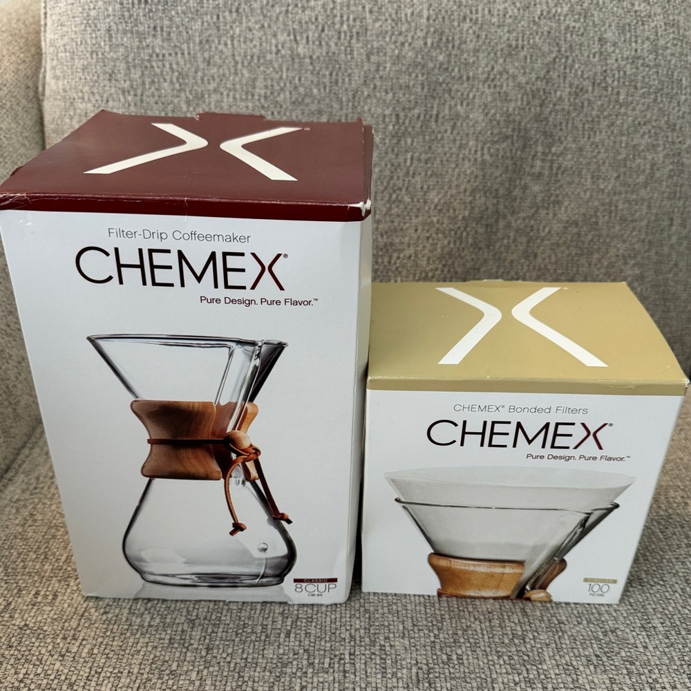 Chemex 8 cup pour over coffee maker